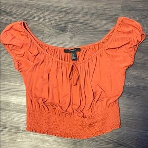 COPY - Burnt orange crop top